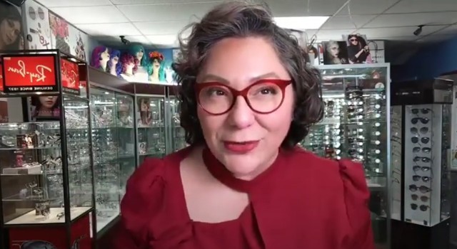 buena vista optical red frames image